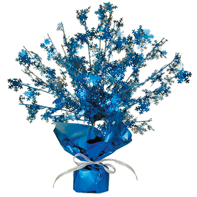 Centre de table de Noël flocon de neige Gleam 'N Burst