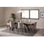 Narielle Extendable Metal Base Dining Table