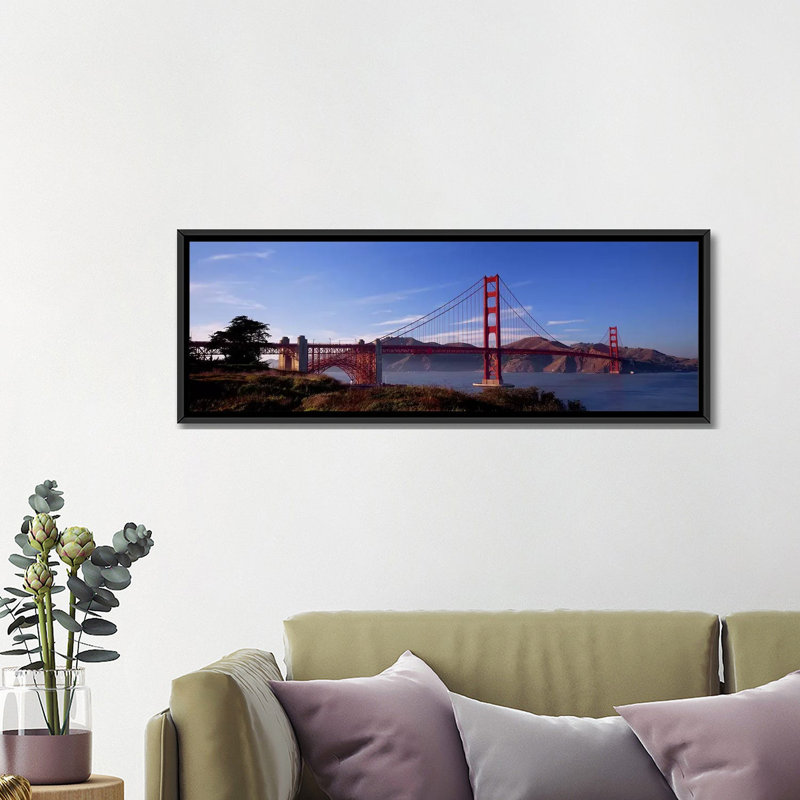 Golden Gate Bridge San Francisco, California USA par Panoramic Images - Impression sur toile tendue sur châssis