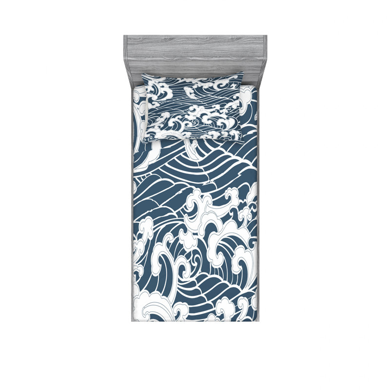 Microfiber Sheet Set, Twin XL Sheet Set with Fitted Sheet