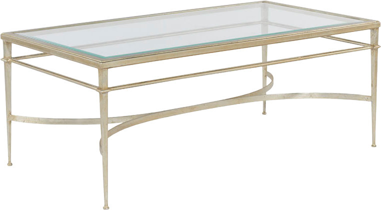 Table basse Madeleine, Argent