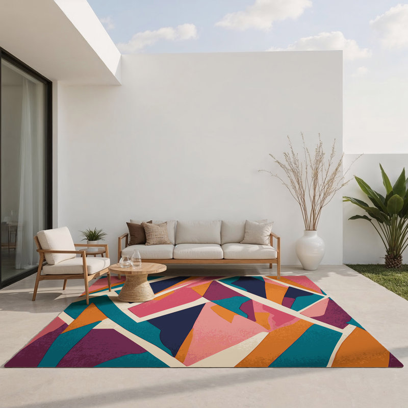 Tapis intérieur et extérieur Plasma Spectrum, Rectangulaire 3 pi x 5 pi