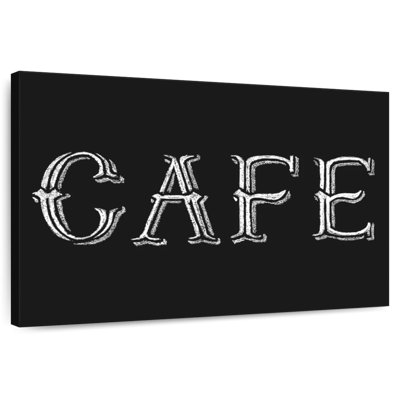 Tergel Blackboard Cafe Typography