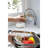 Kitchen Pull Down Faucet - 360 Rotatable High Spout, One For Convenient Water Temperature And Flow Control, Corrosion Rustproof, Gold Stainless Steel, 16.01 In. Deep, 9.74 Wide, 8.79 High, 4.19 Lb-651576707