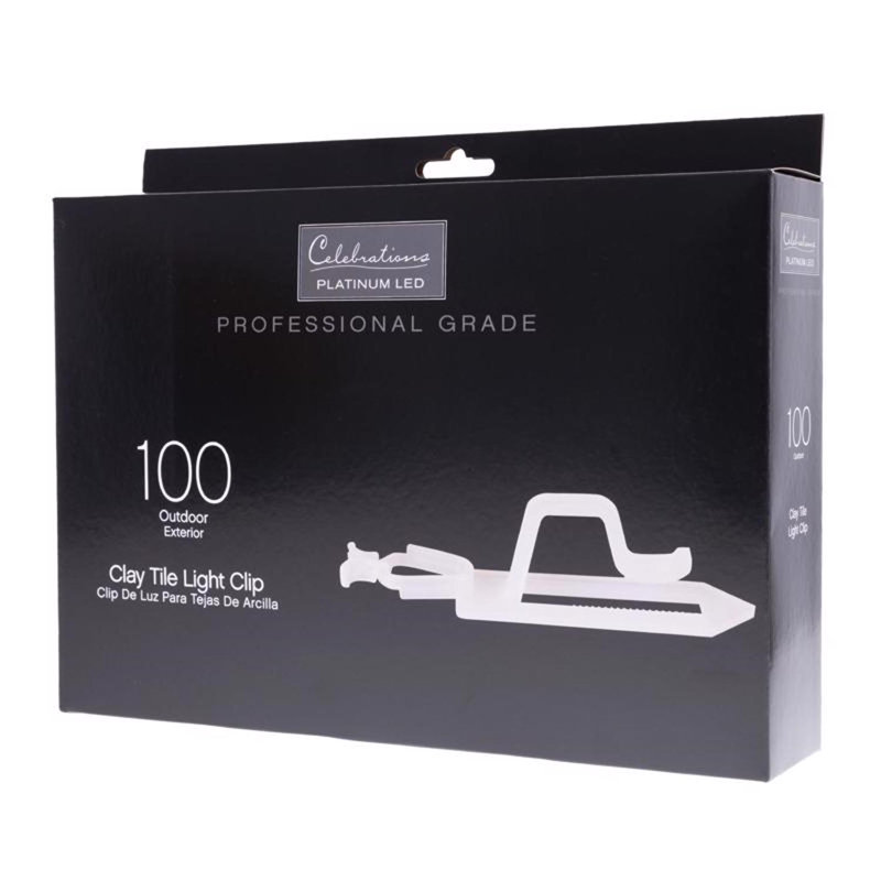  Clay Tile Light Clips 100 pk