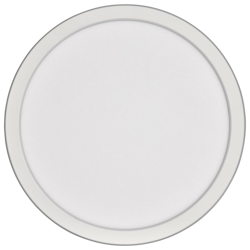 Dimmable Round Flush Mount, 4000K, 0.67" H x 9" W x 9" D