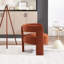 Fauteuil d'appoint pour le salon, fauteuil simple en velours, fauteuil de style Mid-Century, pieds en bois pour la lecture de bureau dans la chambre à coucher-1759251352