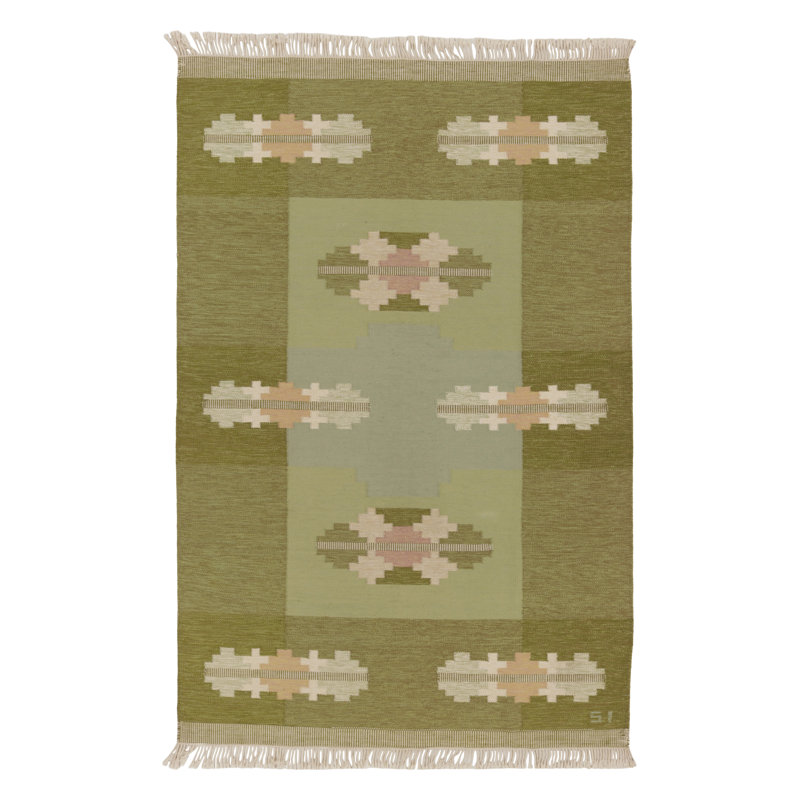 Cotton and Wool Area Rug