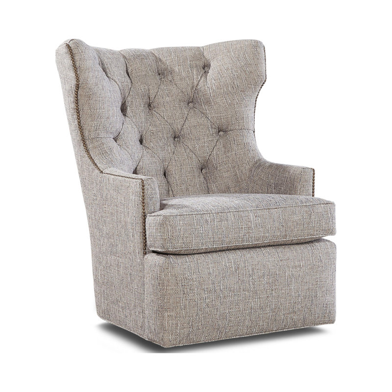 Roberts Swivel Tufted Wingback Chair, 61680-65