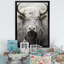 Minimalisme gris peinture Yak - Yaks Wall Art salon-97203276-97203277