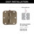 Design House 189811 Door Hinges For Interior Doors, 9-pack, 3.5-inch X 3.5-inch – Rounded 5/8-inch Radius Steel Door Hinge – Antique Brass – Fits Standard Doors-92166916