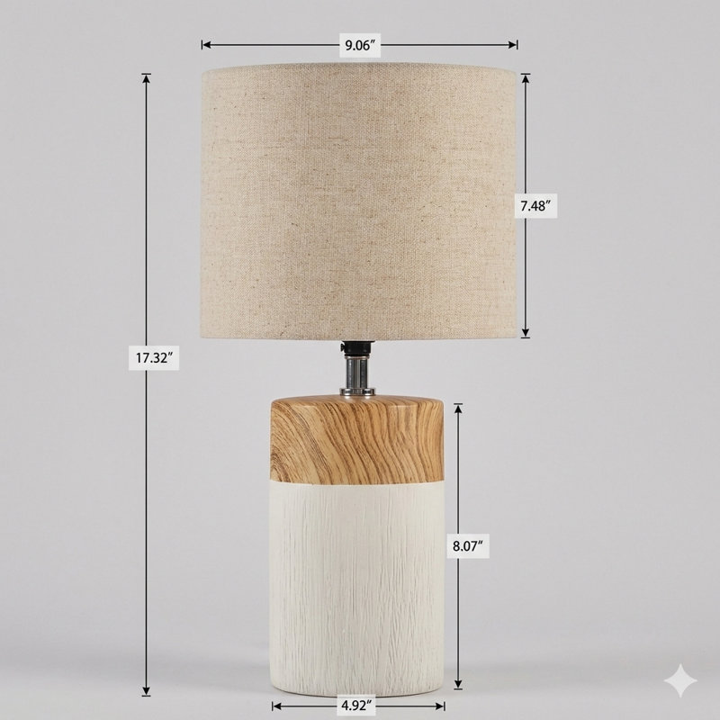Textured Ceramic Table Lamp