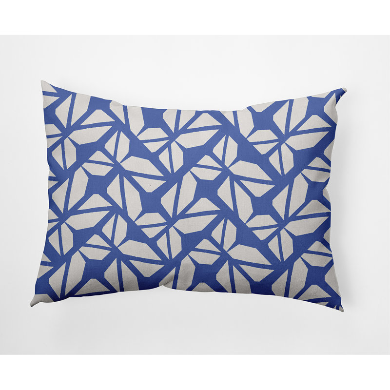 Housse et insert de coussin extérieur d'extérieur, Bleu