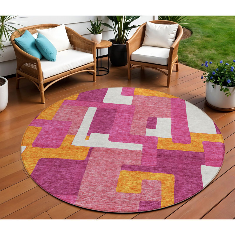 Tapis rond 8 po