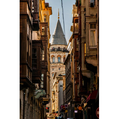 Zebrowski Galata Tower in Istanbul par Kalender - Photographie sur toile tendue