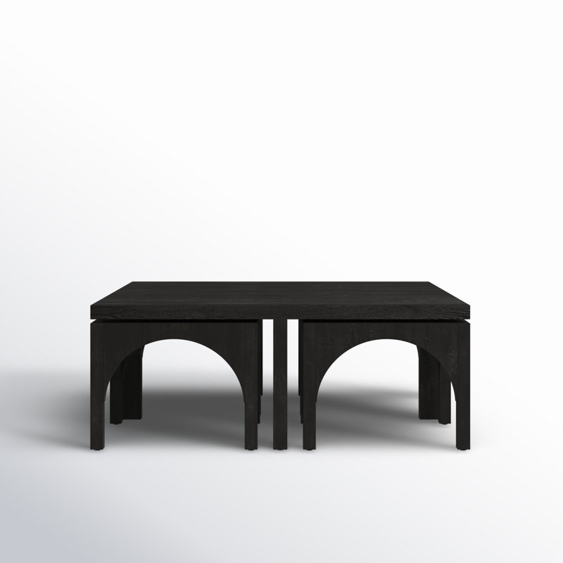 Amara Nesting Coffee Table, Black Oak Veneer