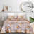 Patchwork Floral Reversible Quilt Set 100% Cotton 3 Piece Lightweight Comforter Bedding Set-1589458127-1586769035