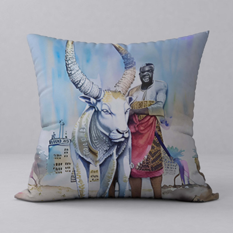 Reversible Throw Pillow