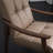 Coffee Solid back side Chair(Set of 2)