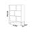 Black walnut high quality bookcase