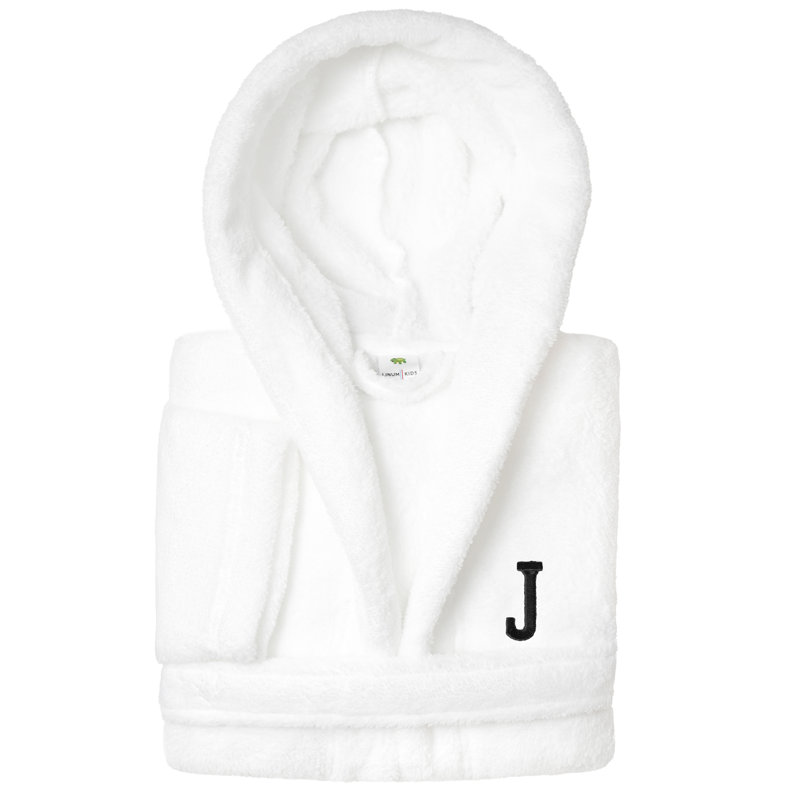 Peignoir à capuche double 100% polyester personnalisé, S, J, Noir