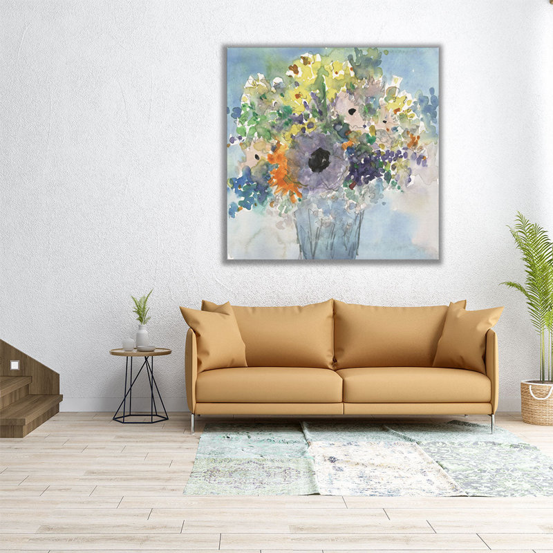 Everything Floral I - Canvas Print Wall Art, 12" H x 12" W