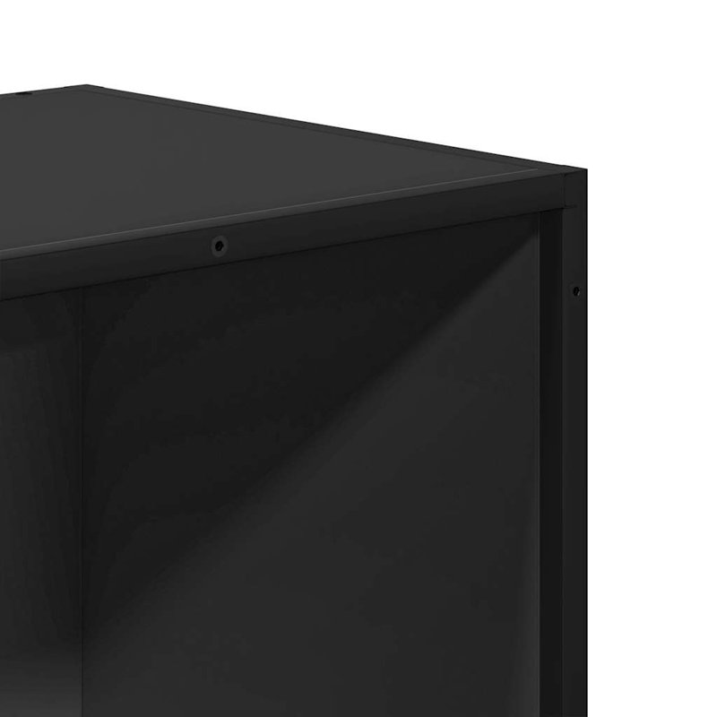 Armoire à livres vidaXL, Noir, H 29,9 po x l 23,6 po x P 13,8 po