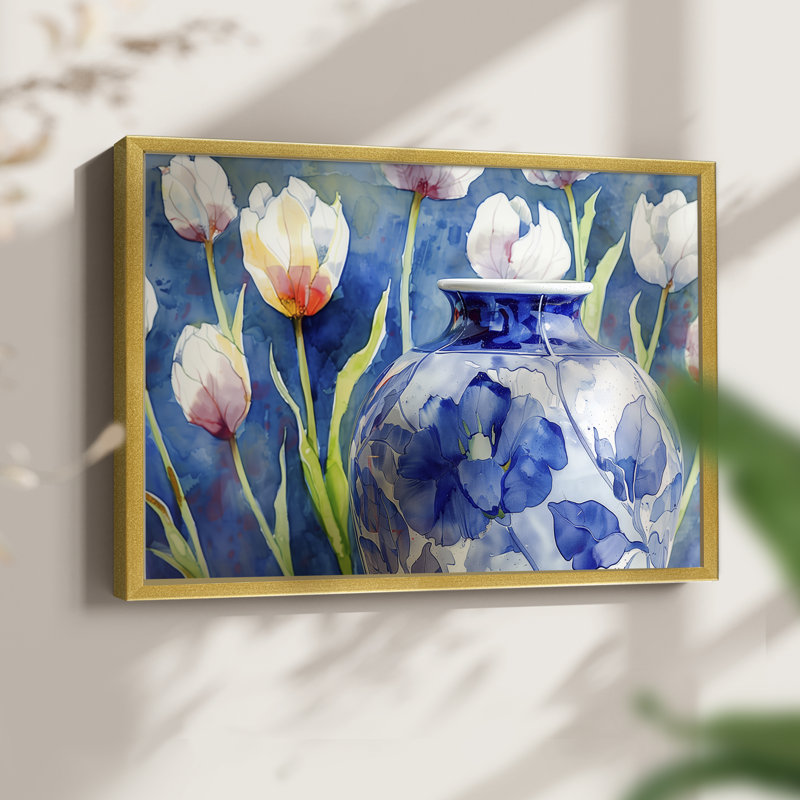 Floral Series-CIX -Framed Print - Restickable