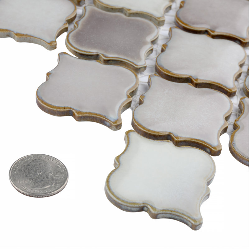 Hudson Tangier 2" x 2" Porcelain Grid Mosaic Wall & Floor Tile, Dove