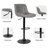 Nalupatio Swivel Upholstered Adjustable Height Counter Stool with Metal Frame-1606541407