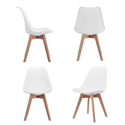 Chaise d'appoint blanche Faseeha