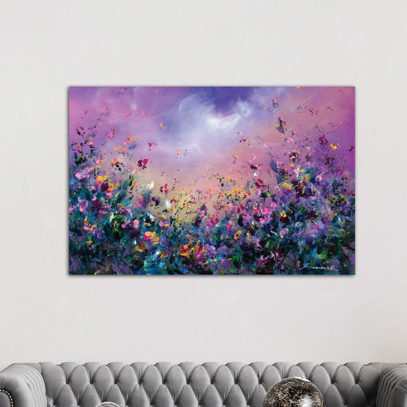 « arc-en-ciel » par jaanika talts-impression sur image, Toile tendue, H 32 po x l 48 po x P 1,5 po