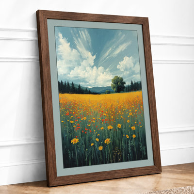 Wildflower Meadow Botanical - Framed Print