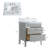 30“ Freestanding Single Sink Bathroom Vanity With 2 Handle Sets And Engineered Marble Top - Fully Assembled-2034519645-2034519649-2034519650