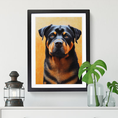 Rottweiler Painting Vol.2 - Single Picture Frame Print