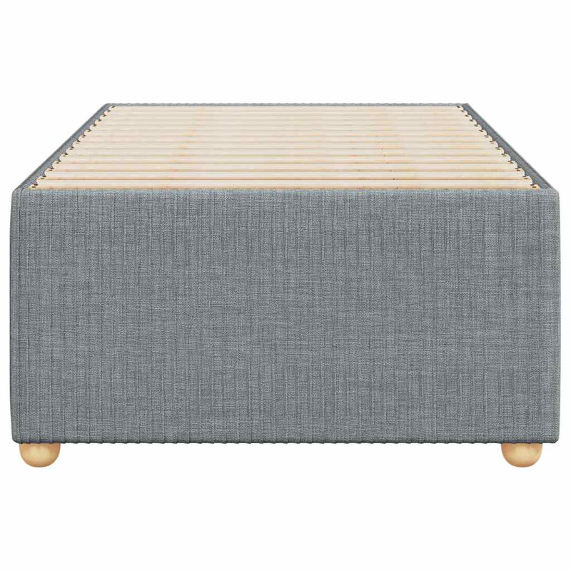 Structure de lit Latitude Run® sans tissu pour matelas, Gris clair, Très grand simple