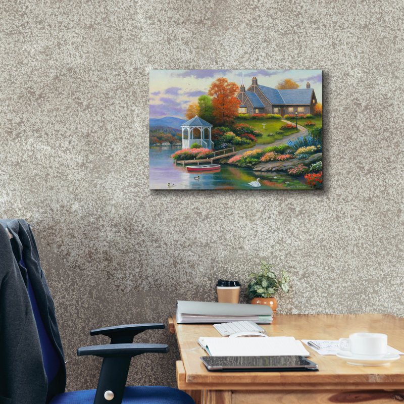 «Almost Autumn» par John Zaccheo, H 20 po x l 24 po x P 0,75 po