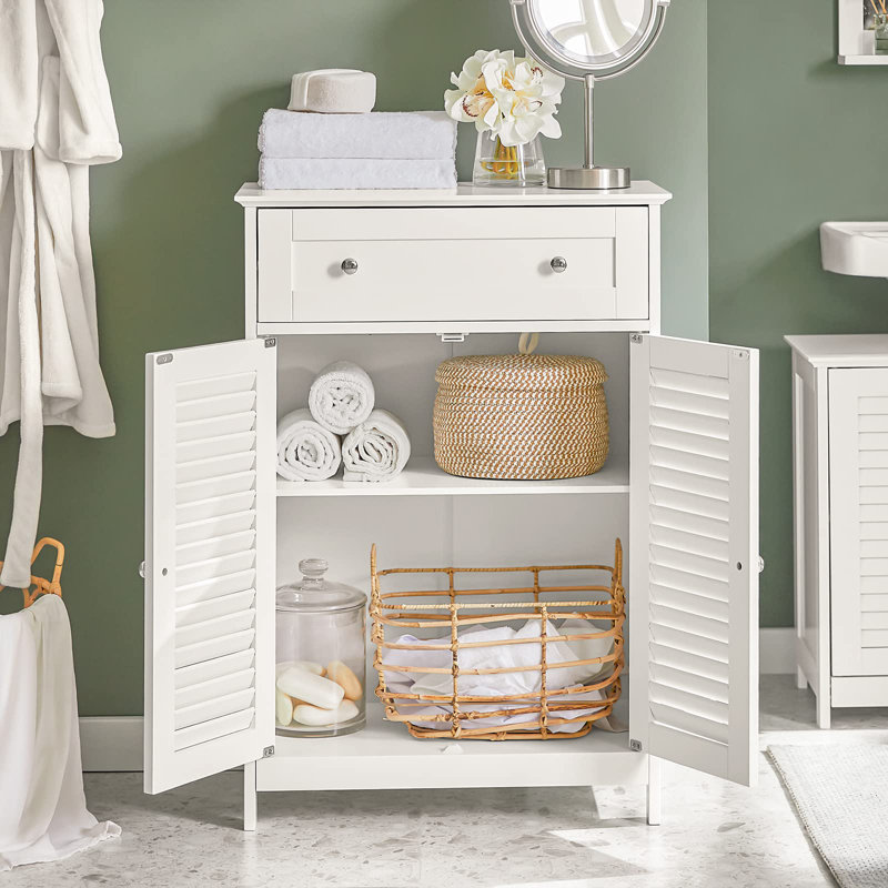Lyonsdale Bathroom Storage, White