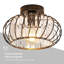 28CM Crystal Iron Small Flush Mount-952144860