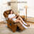 KORSER Power Lift Recliners, Recliner Chair With Heat And Massage For Elderly ,Electric Lift Recliner With Side Pockets And 2 Cup Holders-1898400996