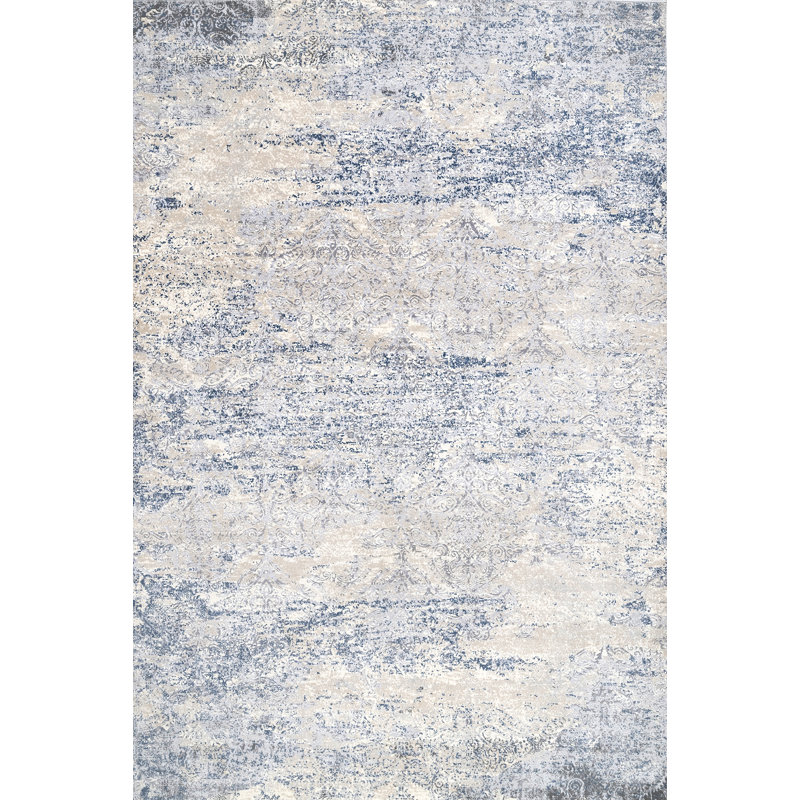 Tapis argenté Cassaday, Rectangle 4 pi x 6 pi