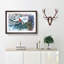 Wind Surfing in Abstract - Picture Frame Painting Print-55768604-55768605