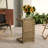 C-Shape End Table  Brown