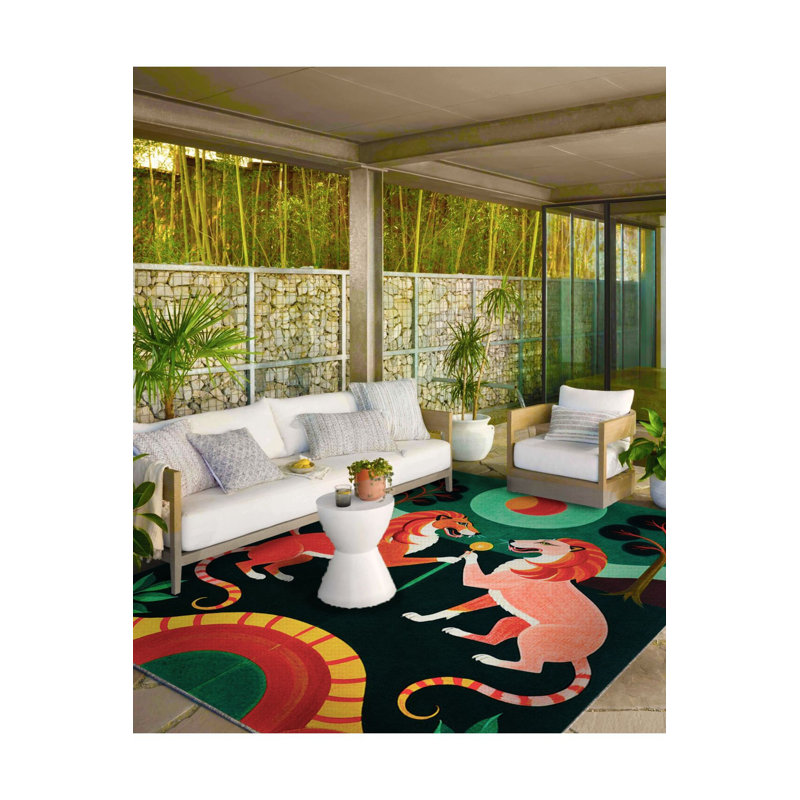 Tapis décoratif lavable à la machine Paris, Tapis de couloir 3 pi 3 po x 6 pi 7 po inclus
