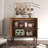 Modern Minimalist Style 31.5‘’ Wide Fluted Panel Sideboard-1371039174