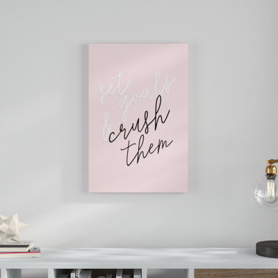 Art textuel sur toile tendue GRL