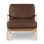 Carmelo Genuine Leather Accent Chair