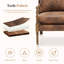 Chaise d'appoint, chaise d'appoint avec accoudoirs rembourrés, chaise d'appoint de ferme avec bois tourné-1935225463