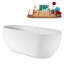 1699.3mm x 749.3mm Freestanding Soaking Acrylic Bathtub-1416373368