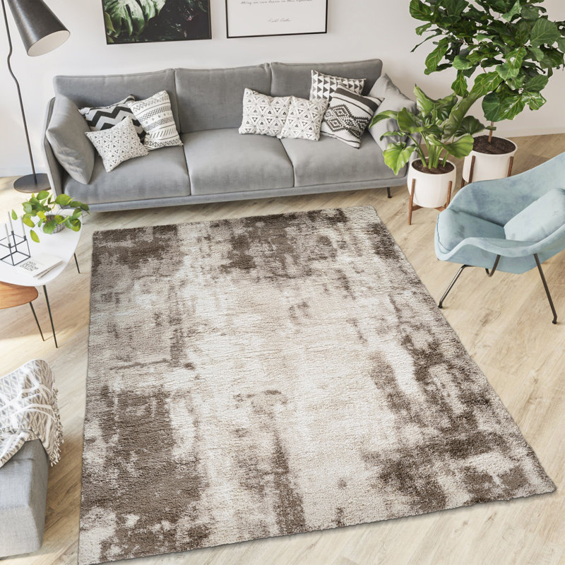 Tapis à poil long Armantine, Rectangle 10 pi x 14 pi
